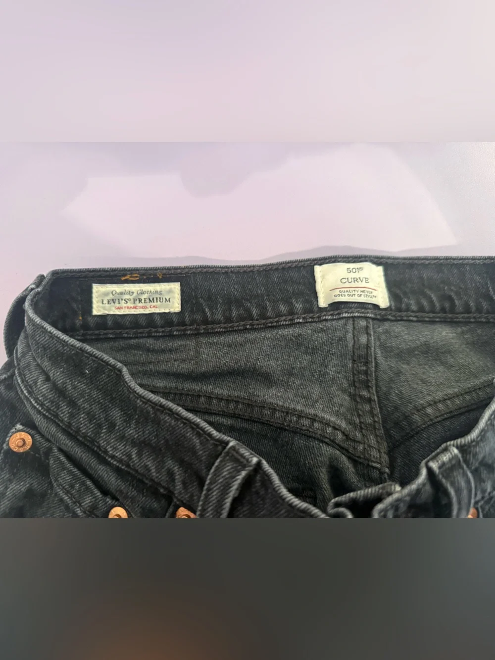 Levi’s 501® CURVE WOMEN'S JEANS in Memories of You - Picture 5 of 7